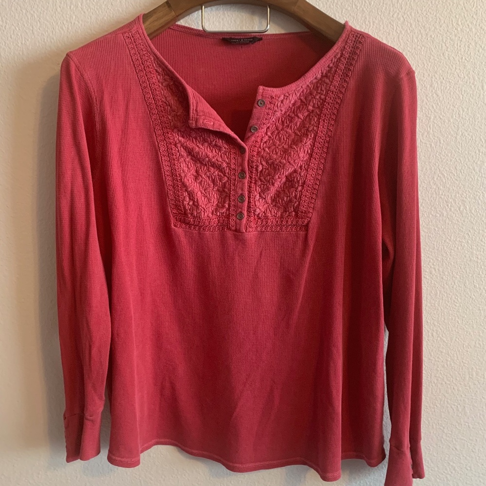 Lucky Brand Waffle Knit